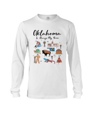 Oklahoma Is Always Home Symbols Long Sleeve Tee tile