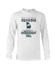 CONNECTICUT GIRL LIFE TOOK TO GEORGIA Long Sleeve Tee tile