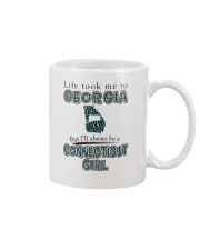 CONNECTICUT GIRL LIFE TOOK TO GEORGIA Mug tile
