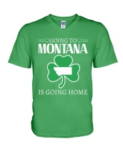 Going To Montana Is Going Home V-Neck T-Shirt tile
