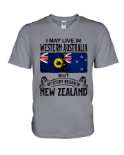 LIVE IN WESTERN AUSTRALIA BEGAN IN NEW ZEALAND V-Neck T-Shirt thumbnail