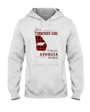 TENNESSEE GIRL LIVING IN GEORGIA WORLD Hooded Sweatshirt tile