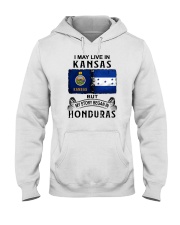 LIVE IN KANSAS BEGAN IN HONDURAS Hooded Sweatshirt tile