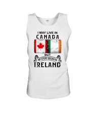 LIVE IN CANADA BEGAN IN IRELAND Unisex Tank thumbnail