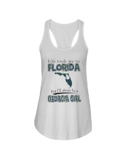 GEORGIA GIRL LIFE TOOK TO FLORIDA Ladies Flowy Tank tile