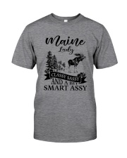Maine Lady Classy Sassy Classic T-Shirt front