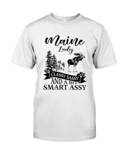 Maine Lady Classy Sassy Classic T-Shirt tile