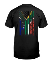 SOUTH AFRICAN GIRL AND FLAG Classic T-Shirt thumbnail