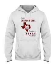 GERMAN GIRL LIVING IN TEXAS WORLD Hooded Sweatshirt tile