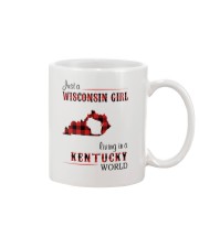 WISCONSIN GIRL LIVING IN KENTUCKY WORLD Mug thumbnail