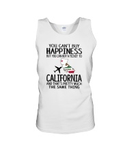 YOU CAN BUY A TICKET TO CALIFORNIA Unisex Tank thumbnail