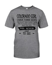 Colorado Girl Three Sides Classic T-Shirt front