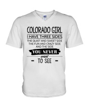 Colorado Girl Three Sides V-Neck T-Shirt tile