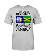 LIVE IN VIRGINIA BEGAN IN JAMAICA Classic T-Shirt front