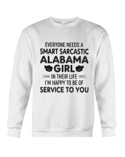 Alabama Girl Service To You Crewneck Sweatshirt tile
