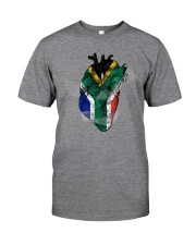 South Africa Map Heart Classic T-Shirt front