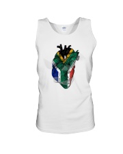 South Africa Map Heart Unisex Tank tile