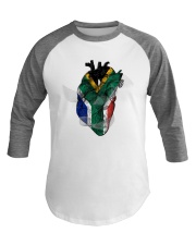 South Africa Map Heart Baseball Tee tile