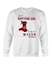 SCOTTISH GIRL LIVING IN WELSH WORLD Crewneck Sweatshirt thumbnail