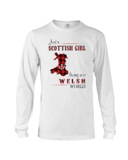 SCOTTISH GIRL LIVING IN WELSH WORLD Long Sleeve Tee thumbnail