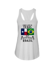 LIVE IN TEXAS BEGAN IN BRAZIL Ladies Flowy Tank thumbnail