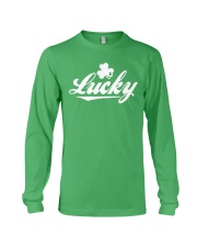 Rhode Island Map Lucky Long Sleeve Tee tile