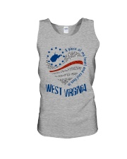 A PIECE OF MY HEART AND SOUL LIVES IN WV Unisex Tank thumbnail