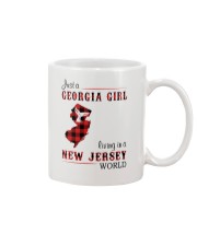 GEORGIA GIRL LIVING IN NEW JERSEY WORLD Mug tile