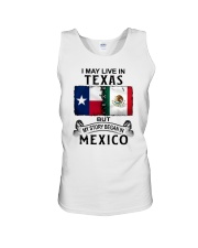 LIVE IN TEXAS BEGAN IN MEXICO Unisex Tank thumbnail