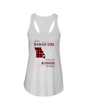HAWAII GIRL LIVING IN MISSOURI WORLD Ladies Flowy Tank thumbnail