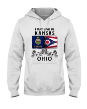 LIVE IN KANSAS BEGAN IN OHIO Hooded Sweatshirt tile