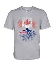 LIVE IN CANADA AUSTRALIAN ROOTS V-Neck T-Shirt thumbnail
