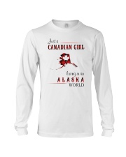 CANADIAN GIRL LIVING IN ALASKA WORLD Long Sleeve Tee tile