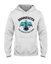 Minnesota The North Star State Hooded Sweatshirt tile