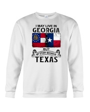 LIVE IN GEORGIA BUT MY STORY BEGAN IN TEXAS Crewneck Sweatshirt tile