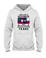 LIVE IN GEORGIA BUT MY STORY BEGAN IN TEXAS Hooded Sweatshirt tile
