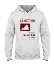 VIRGINIA GIRL LIVING IN COLORADO WORLD Hooded Sweatshirt thumbnail