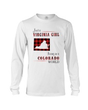 VIRGINIA GIRL LIVING IN COLORADO WORLD Long Sleeve Tee thumbnail