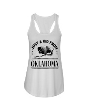 Just A Kid From Oklahoma Ladies Flowy Tank tile