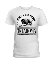 Just A Kid From Oklahoma Ladies T-Shirt tile