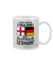 LIVE IN ENGLAND BEGAN IN GERMANY Mug tile