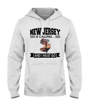 Jersey Is Calling And I Must Go Hooded Sweatshirt tile