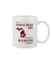 PUERTO RICAN GIRL LIVING IN MICHIGAN WORLD Mug tile