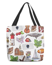 Massachusetts Symbols All-over Tote back