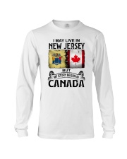 LIVE IN NEW JERSEY BUT MY STORY BEGAN IN CANADA Long Sleeve Tee tile