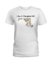 I'm A Maryland Girl Ladies T-Shirt front