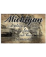 MICHIGAN A PLACE YOUR HEART REMAINS 24x16 Poster front