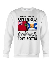 LIVE IN ONTARIO BEGAN IN NOVA SCOTIA Crewneck Sweatshirt thumbnail
