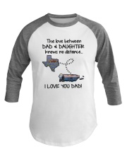 PUERTO RICO TEXAS THE LOVE DAD AND DAUGHTER Baseball Tee tile