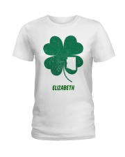 Arizona Map Shamrock Ladies T-Shirt tile
